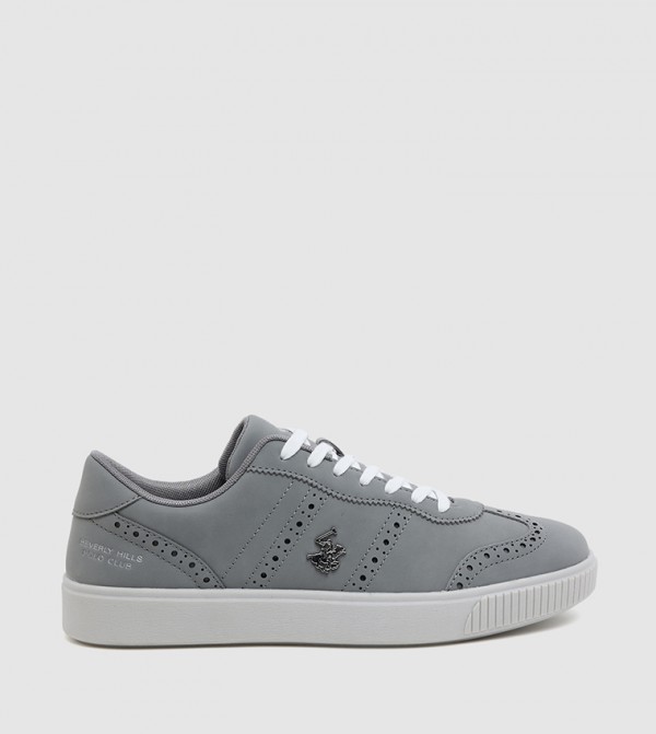 Logo Detail Lace-Up Shoes
