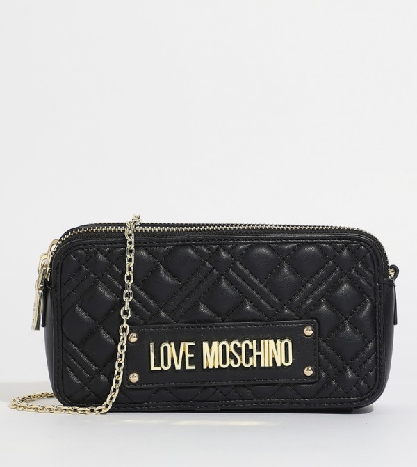 Love moschino diamond cheap quilted sling bag