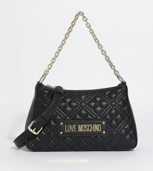 Love moschino discount black quilted bag