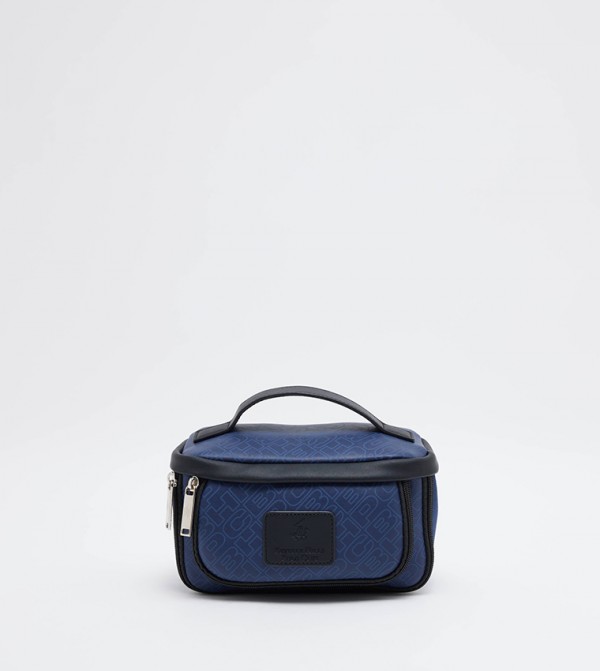 Monogram Detail Toiletry Bag