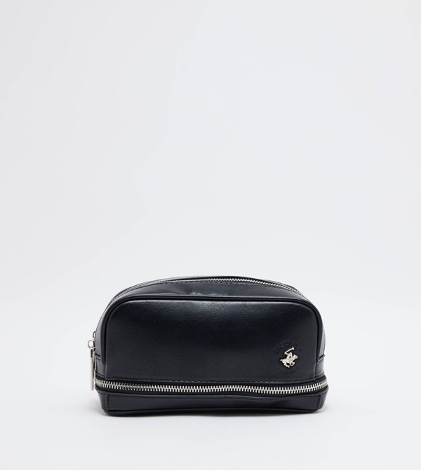 Logo Embossed Toiletry Bag