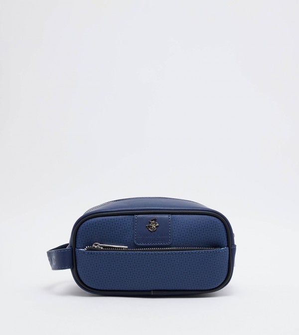 Logo Detail Toiletry Bag