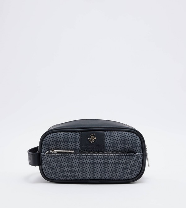 Logo Detail Toiletry Bag