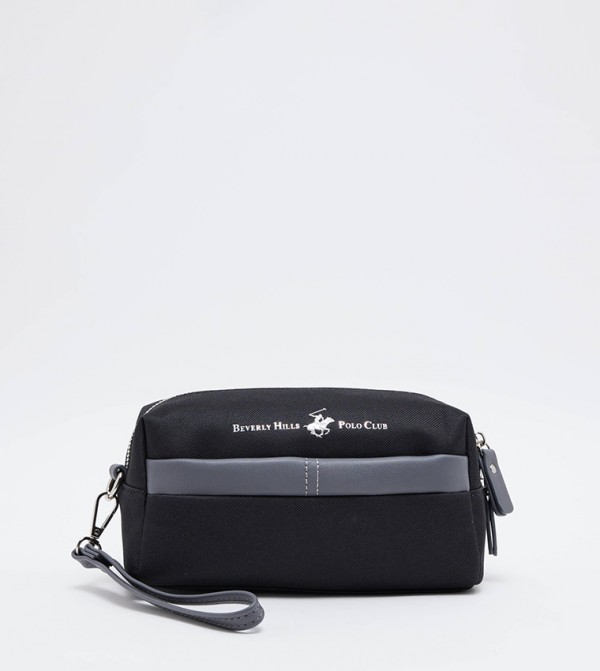 Logo Detail Toiletry Bag