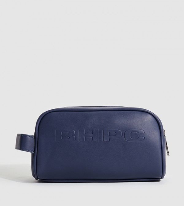 Logo Embossed Toiletry Bag