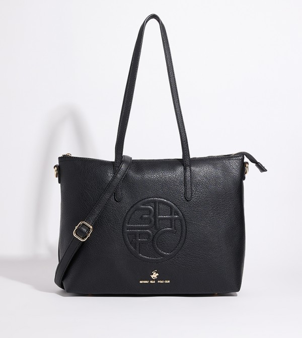 Monogram Embossed Tote Bag
