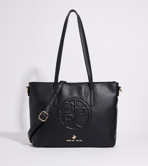 Monogram Embossed Tote Bag