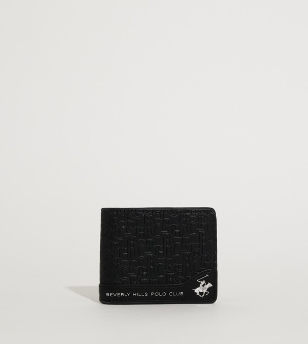 Logo Embossed Bi-Fold Wallet