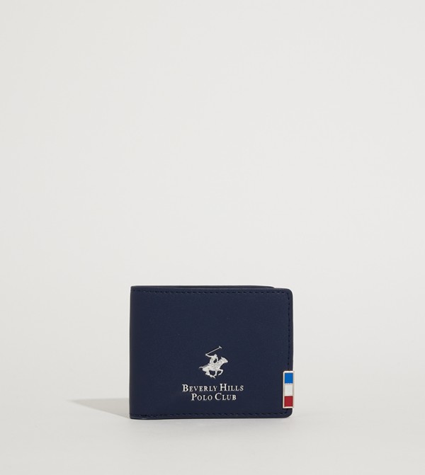 Logo Metal Bi-Fold Wallet