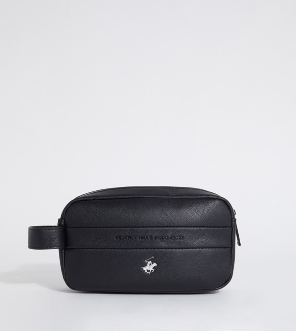 Logo Detail Toiletry Bag