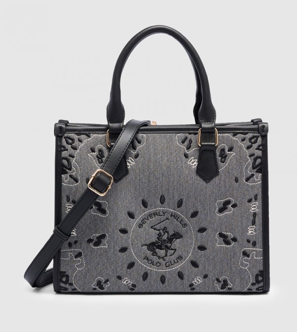 Logo Embroidered Tote Bag