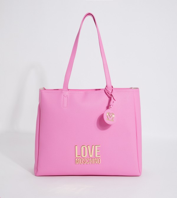 Moschino logo-detail discount bucket bag