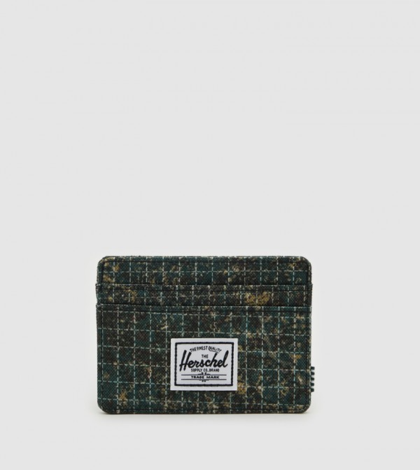 Charlie Logo Patch Detailed Card Holder