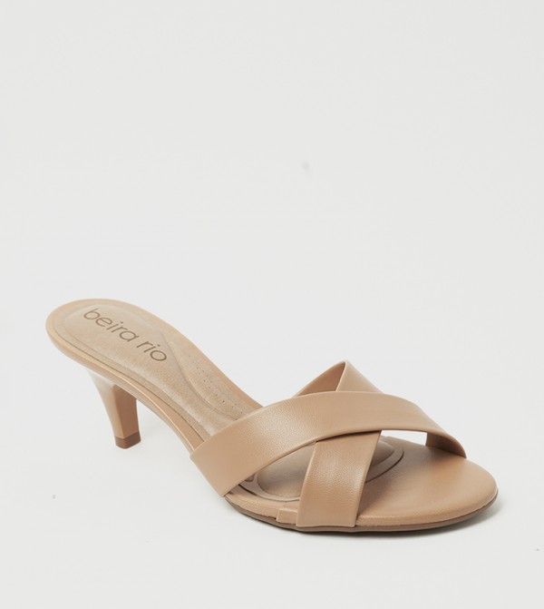 MIKAELA Criss-Cross Strap Heeled Sandals