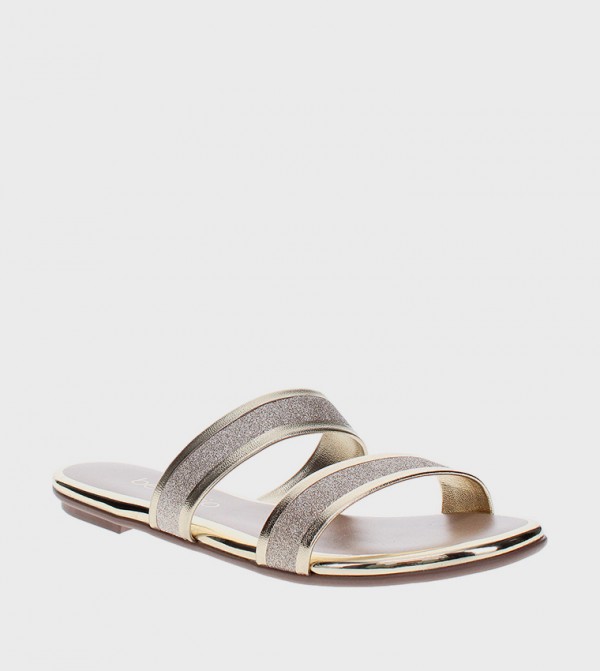 KELLAN Glittery Flat Sandals