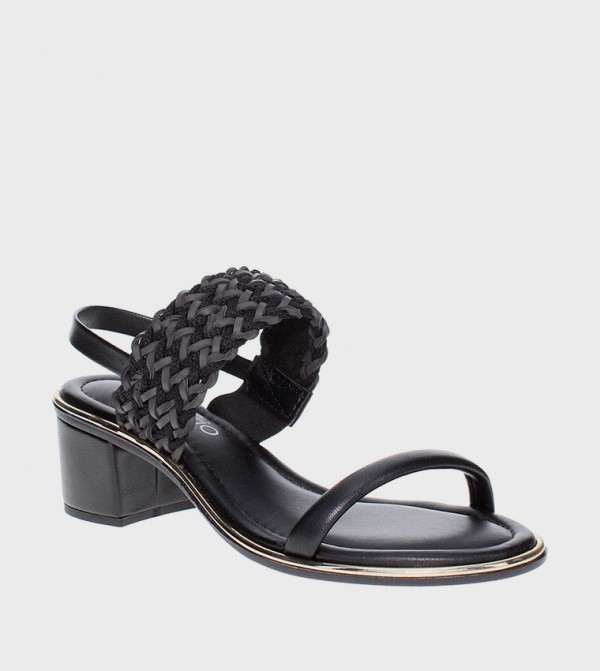 DEW Slingback Block Heel Sandals