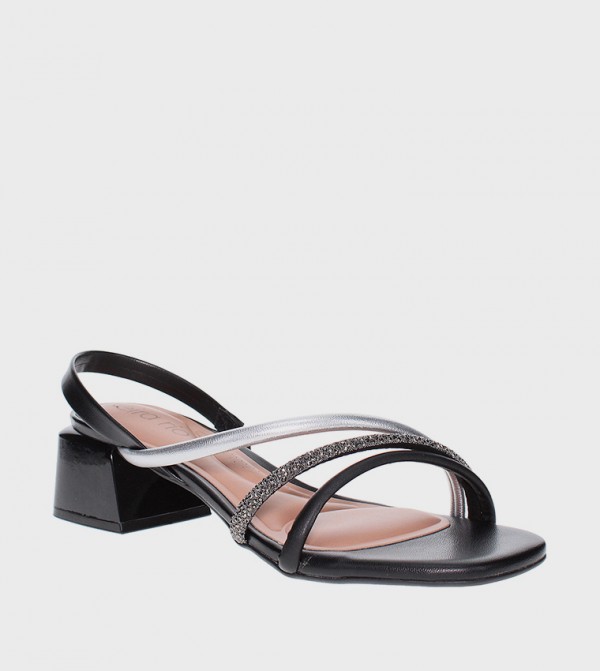 MILO Embellished Slingback Heeled Sandals