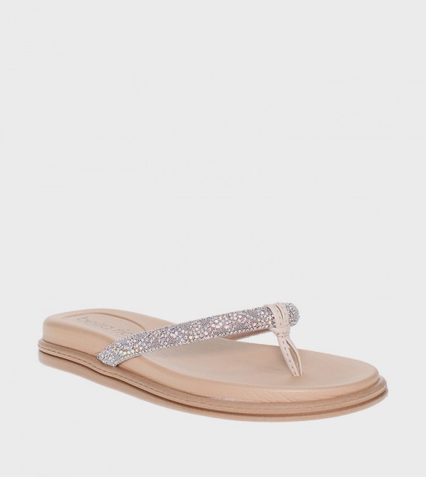LAKEN Embellished Flat Sandals