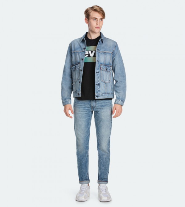 Levis cream 2024 denim jacket