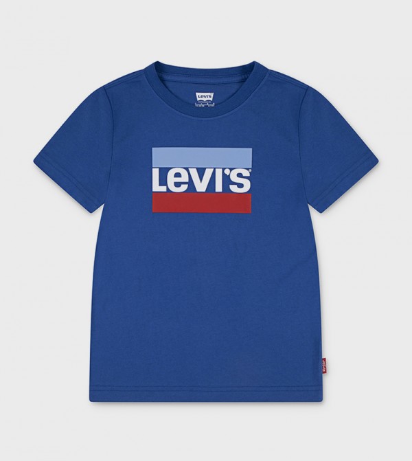 Logo Printed Crew Neck T-Shirt