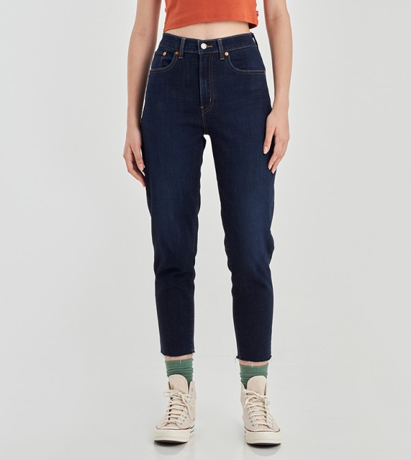 High-Rise Boyfriend Jeans