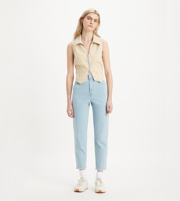 High-Rise Boyfriend Fit Jeans