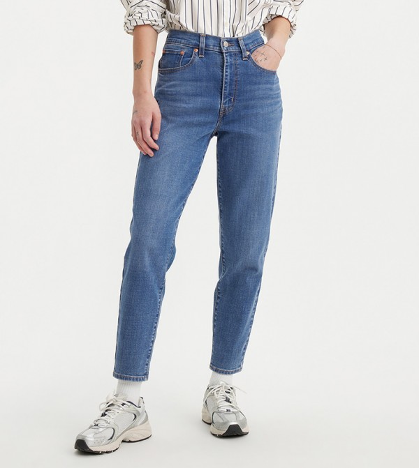 High Rise Boyfriend Fit Jeans