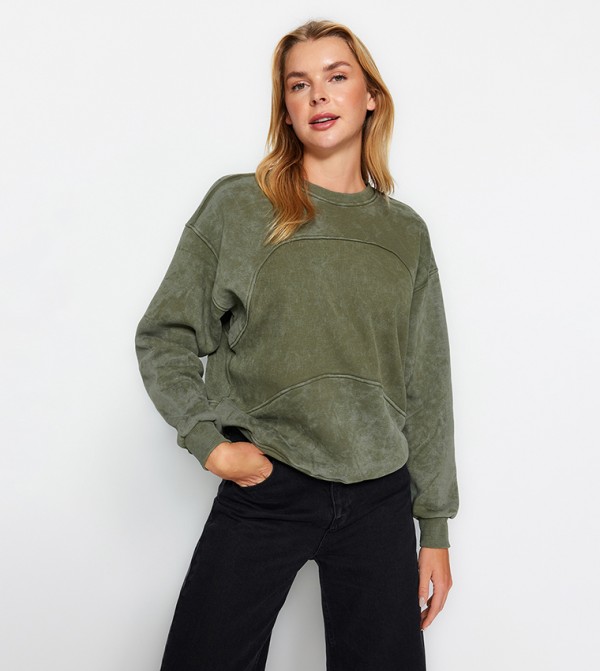 Santa Monica Applique Oversized Sweatshirt