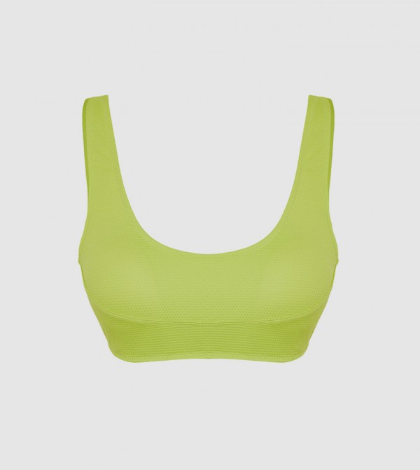 Neon green swimsuit top online