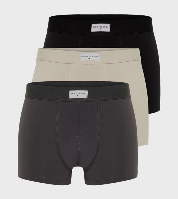 Lucky Brand Black Label Boxer Brief - Pack of 3