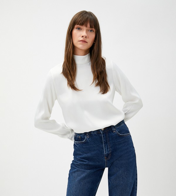 Solid Long Sleeves Top