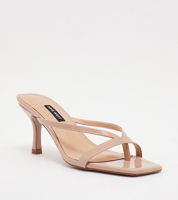 nine west square toe sandals