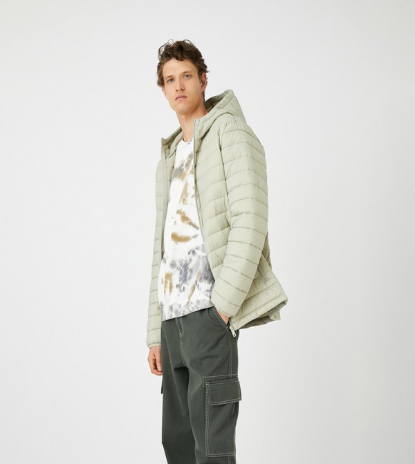 Padded jacket grey hotsell