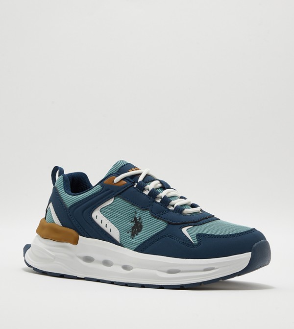 JACKY Color Block Lace Up Sneakers