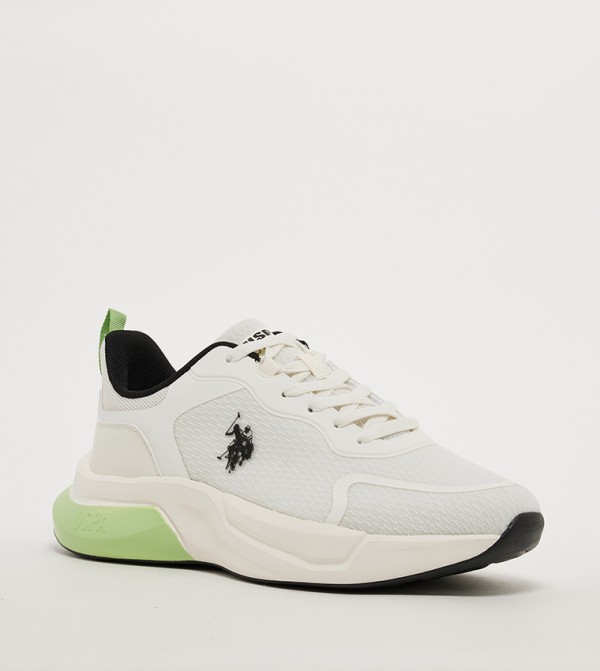 WILLY Logo Detail Lace-Up Sneakers