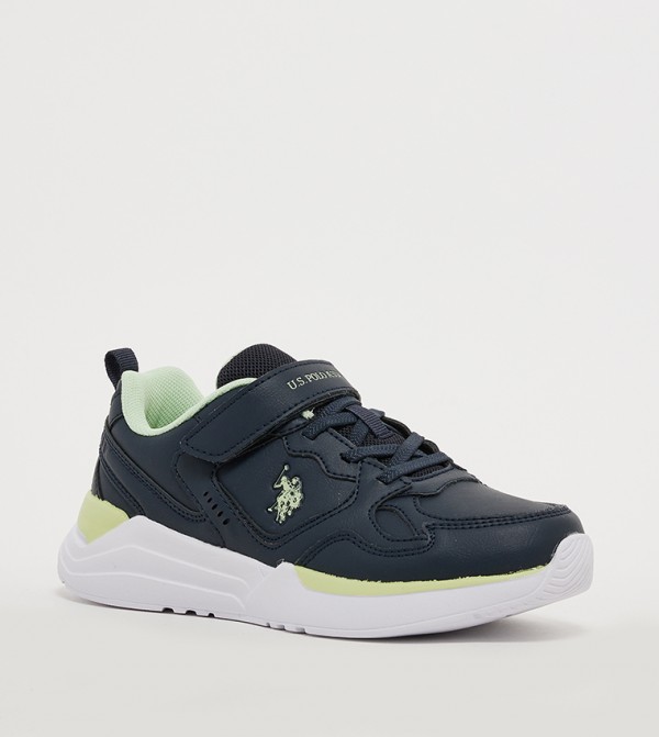 INTER Logo Detail Velcro Sneakers