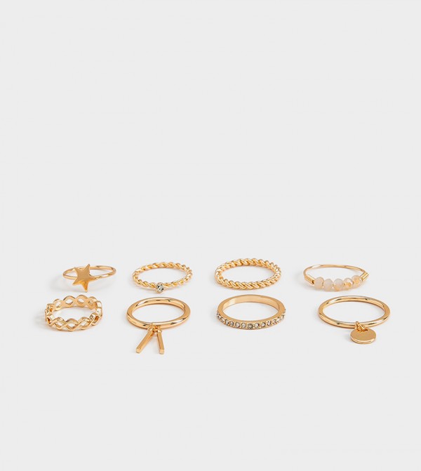 Buy Koton Multipack Rings In Yellow | 6thStreet UAE