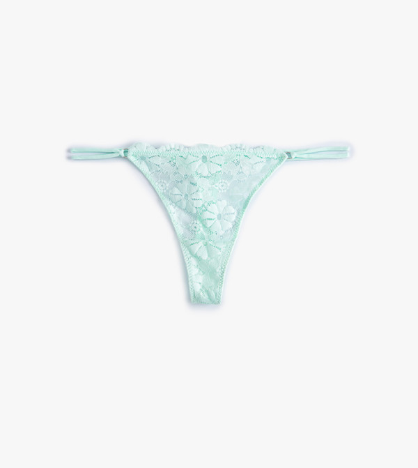 Koton Damen Spitzen-Brief-Panties – Black, Größe XL, Aus 83% Polyamid & 17% Elasthan