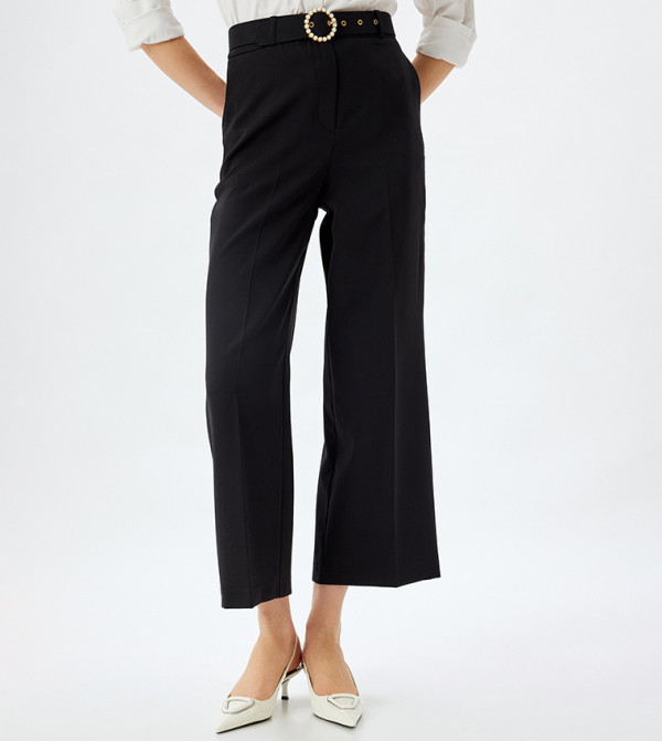 High Rise Wide Leg Pants