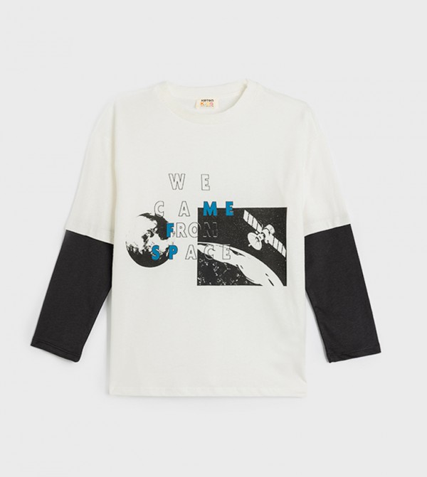 Printed Long Sleeves T-Shirt