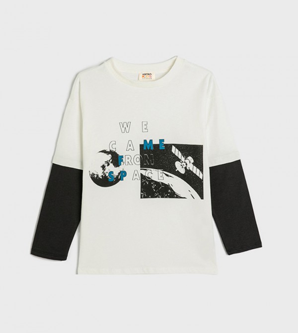 Printed Long Sleeves T-Shirt