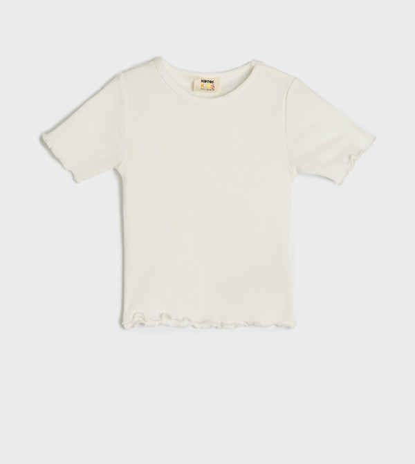 Textured Short Sleeves T-Shirt