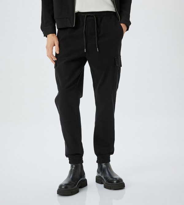 Mid Rise Cargo Trousers