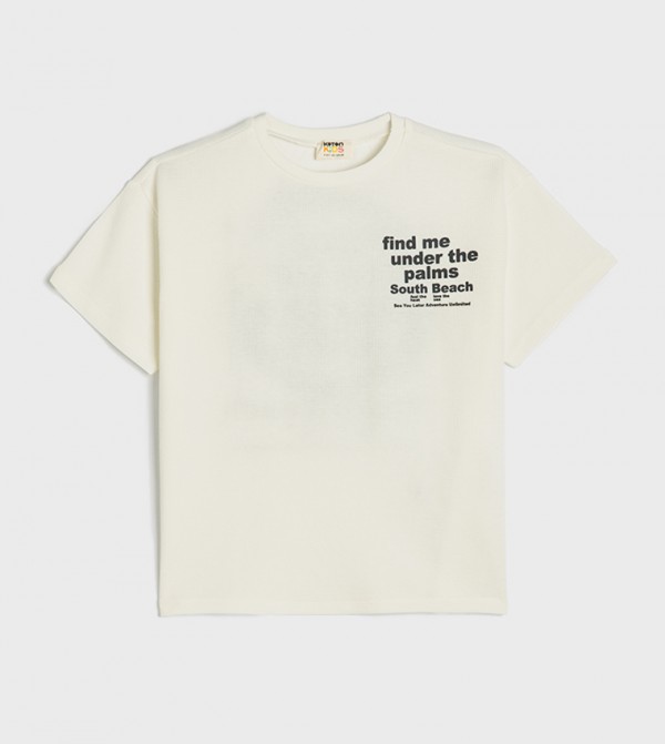 Printed Crew Neck T-Shirt