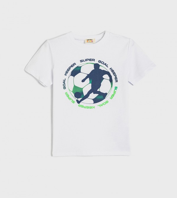 Printed Short Sleeves Casual T-Shirt