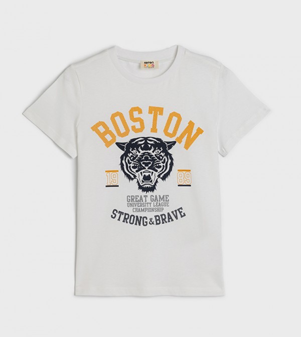 Printed Crew Neck T-Shirt