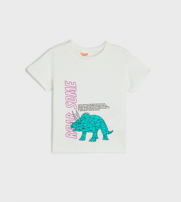 Printed Short Sleeves Casual T-Shirt