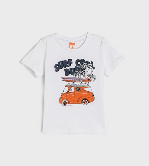 Printed Short Sleeves Casual T-Shirt