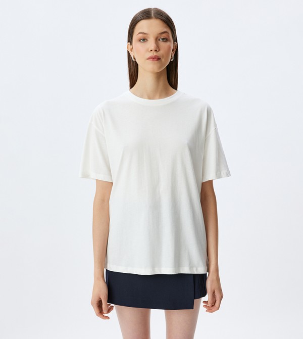 Solid Crew Neck T-Shirt
