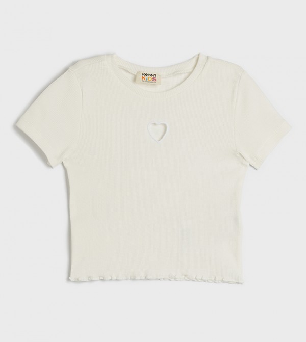 Ribbed Short Sleeves T-Shirt